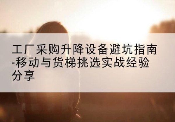 西双版纳移动式升降机怎么选-工厂采购升降设备避坑指南-移动与货梯挑选实战经验分享